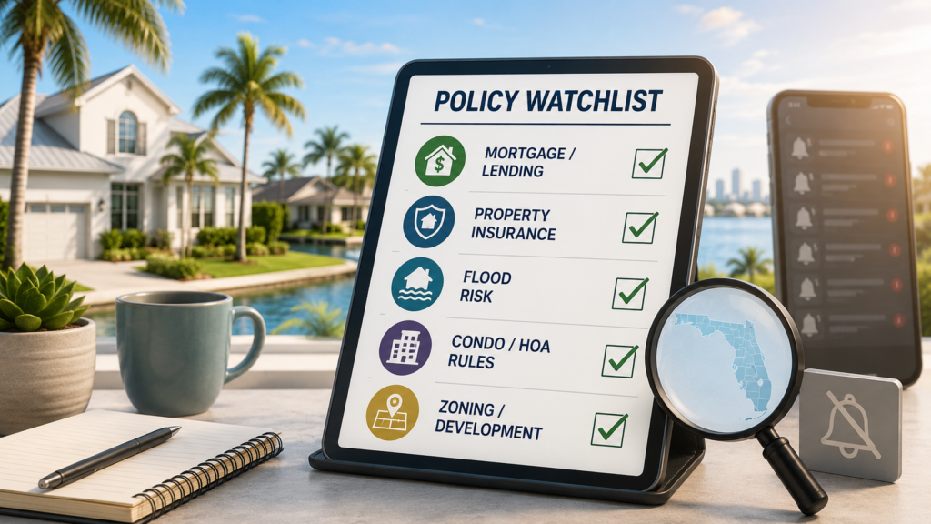 Real Estate Watchlists for Executive Orders & Regulatory Changes