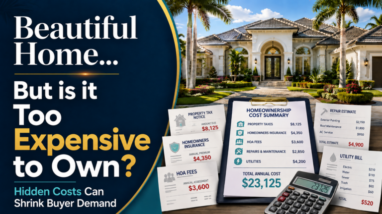 Beautiful Home… But is it Too Expensive to Own?